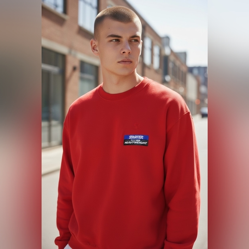 VTG Starter Pro 80 Heavy Weight Men's Sz Large Pullover Sweatshirt Crew Neck NWT